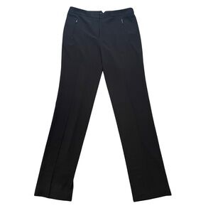 BCBGMaxAzria Black Straight Leg Pants Professional Women’s size M Tall